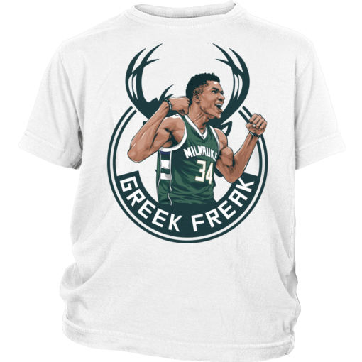 District Youth Shirt / White / XS Greek Freak Youth Shirt