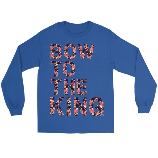 Gildan Long Sleeve Tee / Royal / S Bow to the King Long Sleeve