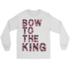 Gildan Long Sleeve Tee / White / S Bow to the King Long Sleeve