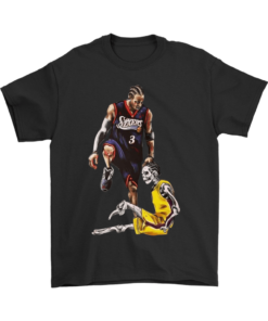 Gildan Mens T-Shirt / Black / S Allen Iverson The Step Over Shirt