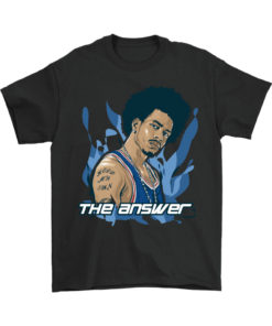 Gildan Mens T-Shirt / Black / S Allen "The Answer" Iverson Shirt