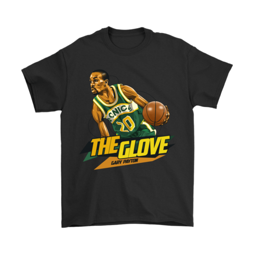 Gildan Mens T-Shirt / Black / S Gary "The Glove" Payton Shirt