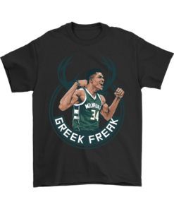 Gildan Mens T-Shirt / Black / S Giannis "The Greek Freak" Antetokounmpo Sweatshirt