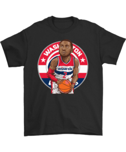 Gildan Mens T-Shirt / Black / S John Wall Cartoon Shirt