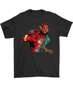 Gildan Mens T-Shirt / Black / S **Limited Prints Available** Flash x Wade Shirt