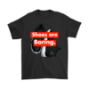 Gildan Mens T-Shirt / Black / S Shoes are Boring x J11 Space Jams Shirt