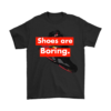 Gildan Mens T-Shirt / Black / S Shoes are Boring x J8 Playoffs