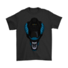 Gildan Mens T-Shirt / Black / S The Gamma Blue Alien Shirt