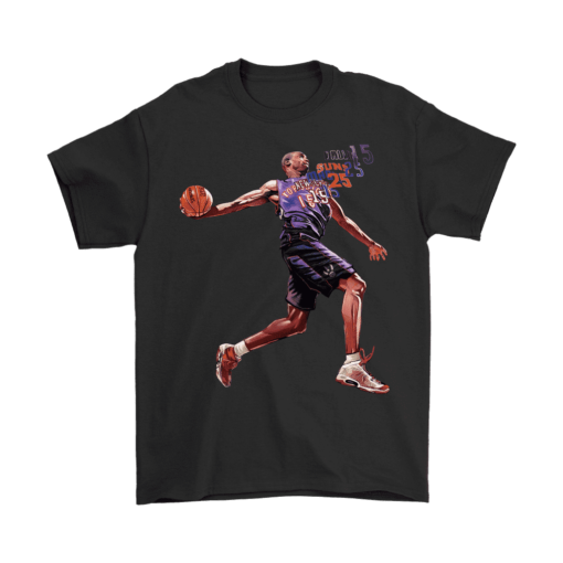 Gildan Mens T-Shirt / Black / S Vince Carter Over the Years Shirt