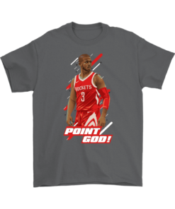 Gildan Mens T-Shirt / Charcoal / S Chris Paul "Point God" Shirt