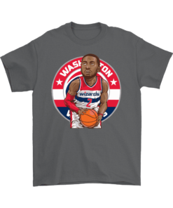 Gildan Mens T-Shirt / Charcoal / S John Wall Cartoon Shirt