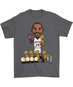 Gildan Mens T-Shirt / Charcoal / S Kobe  Achievements Shirt