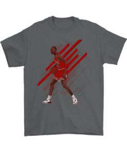 Gildan Mens T-Shirt / Charcoal / S **Limited Edition** Jordan Artwork Shirt