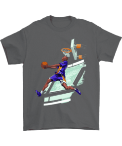 Gildan Mens T-Shirt / Charcoal / S Old School Kobe Shirt