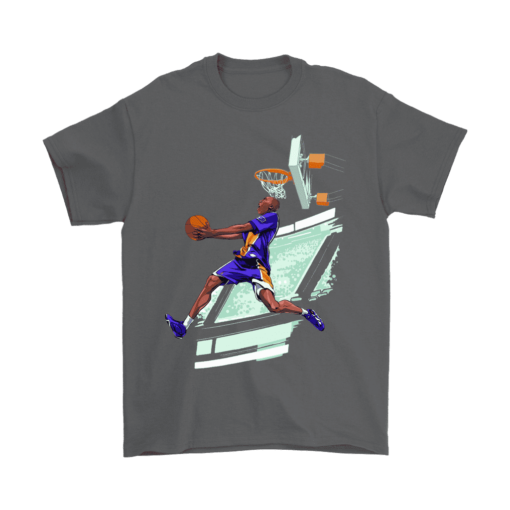 Gildan Mens T-Shirt / Charcoal / S Old School Kobe Shirt