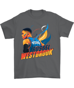 Gildan Mens T-Shirt / Charcoal / S Russel Westbrook Shirt