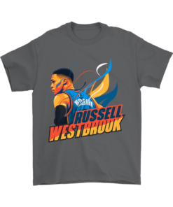 Gildan Mens T-Shirt / Charcoal / S Russel Westbrook Shirt