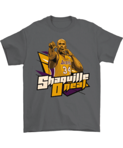 Gildan Mens T-Shirt / Charcoal / S Shaquille O'neal Shirt