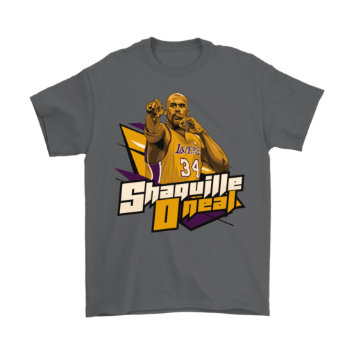 Gildan Mens T-Shirt / Charcoal / S Shaquille O'neal Shirt