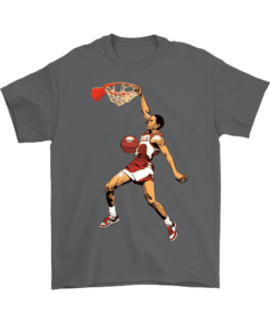 Gildan Mens T-Shirt / Charcoal / S Spud Webb Slamdunk Shirt