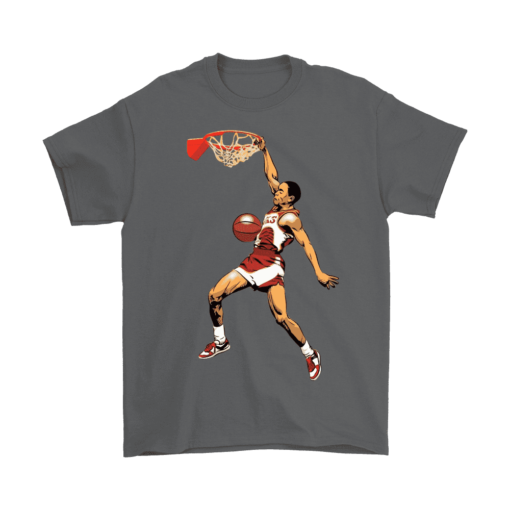 Gildan Mens T-Shirt / Charcoal / S Spud Webb Slamdunk Shirt