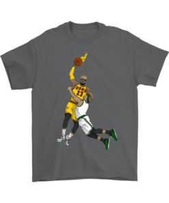 Gildan Mens T-Shirt / Charcoal / S Take me to the Finals x Lebron & Thomas Shirt