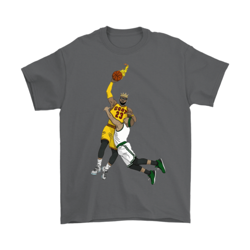 Gildan Mens T-Shirt / Charcoal / S Take me to the Finals x Lebron & Thomas Shirt