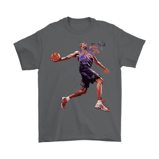 Gildan Mens T-Shirt / Charcoal / S Vince Carter Over the Years Shirt