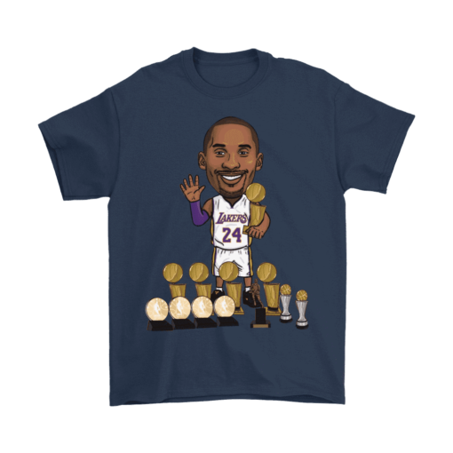 Gildan Mens T-Shirt / Navy / S Kobe  Achievements Shirt