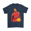 Gildan Mens T-Shirt / Navy / S Retro Scottie Pippen Shirt