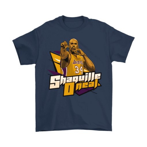 Gildan Mens T-Shirt / Navy / S Shaquille O'neal Shirt