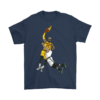 Gildan Mens T-Shirt / Navy / S Take me to the Finals x Lebron & Thomas Shirt