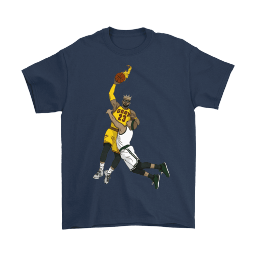 Gildan Mens T-Shirt / Navy / S Take me to the Finals x Lebron & Thomas Shirt