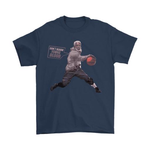 Gildan Mens T-Shirt / Navy / S Uncle Drew "Dont Reach Youngblood" Shirt