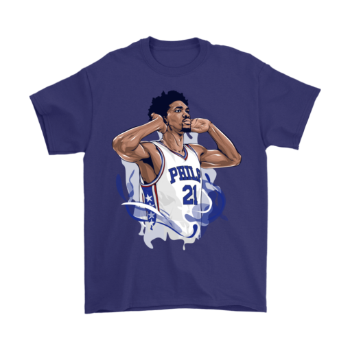 Gildan Mens T-Shirt / Purple / S Joel "The Process" Embiid Shirt