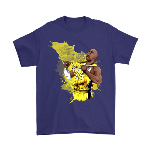 Gildan Mens T-Shirt / Purple / S Kobe Watercolor Shirt