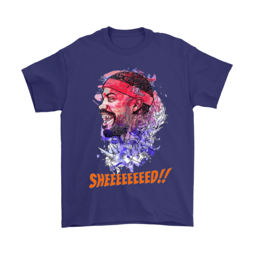 Gildan Mens T-Shirt / Purple / S Rasheed Wallace Watercolor Shirt