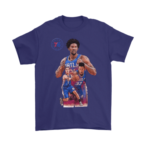 Gildan Mens T-Shirt / Purple / S The 76ers Squad Shirt