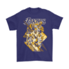 Gildan Mens T-Shirt / Purple / S The Lakers Mt.Rushmore Shirt