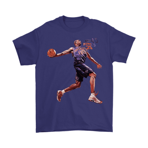 Gildan Mens T-Shirt / Purple / S Vince Carter Over the Years Shirt