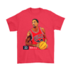 Gildan Mens T-Shirt / Red / S Retro Scottie Pippen Shirt