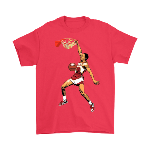 Gildan Mens T-Shirt / Red / S Spud Webb Slamdunk Shirt