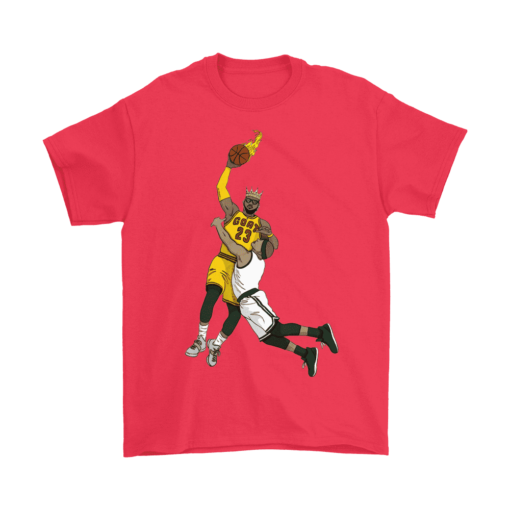 Gildan Mens T-Shirt / Red / S Take me to the Finals x Lebron & Thomas Shirt