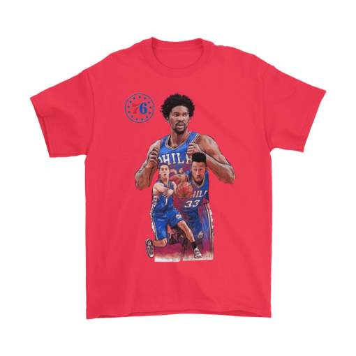 Gildan Mens T-Shirt / Red / S The 76ers Squad Shirt