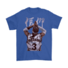 Gildan Mens T-Shirt / Royal Blue / S Allen Iverson Shirt