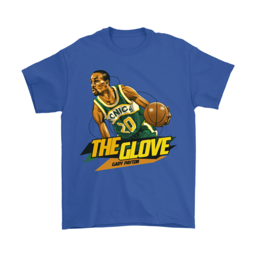 Gildan Mens T-Shirt / Royal Blue / S Gary "The Glove" Payton Shirt