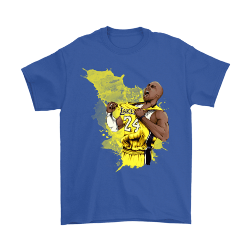 Gildan Mens T-Shirt / Royal Blue / S Kobe Watercolor Shirt