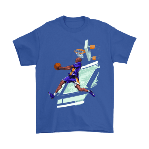 Gildan Mens T-Shirt / Royal Blue / S Old School Kobe Shirt