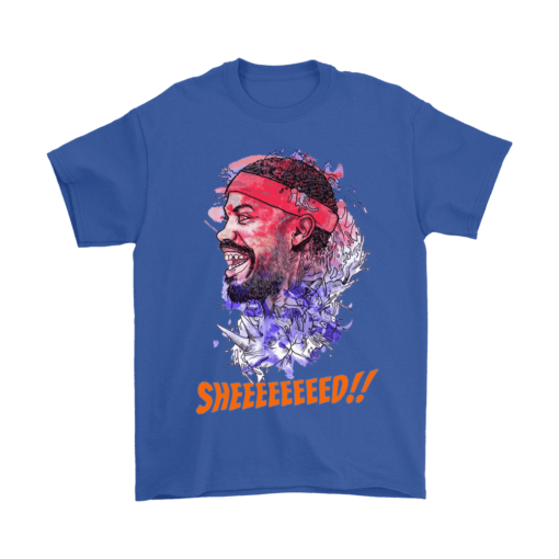 Gildan Mens T-Shirt / Royal Blue / S Rasheed Wallace Watercolor Shirt