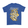 Gildan Mens T-Shirt / Royal Blue / S The Lakers Mt.Rushmore Shirt